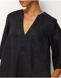 AERE - Soraya Linen Mini Dress