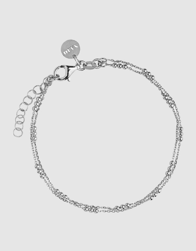 Najo - Halcyon Silver Bracelet (18.5cm+ext)