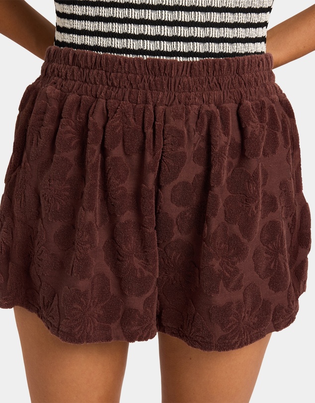 Billabong - Womens Holiday Moon Terry Elastic Waist Shorts