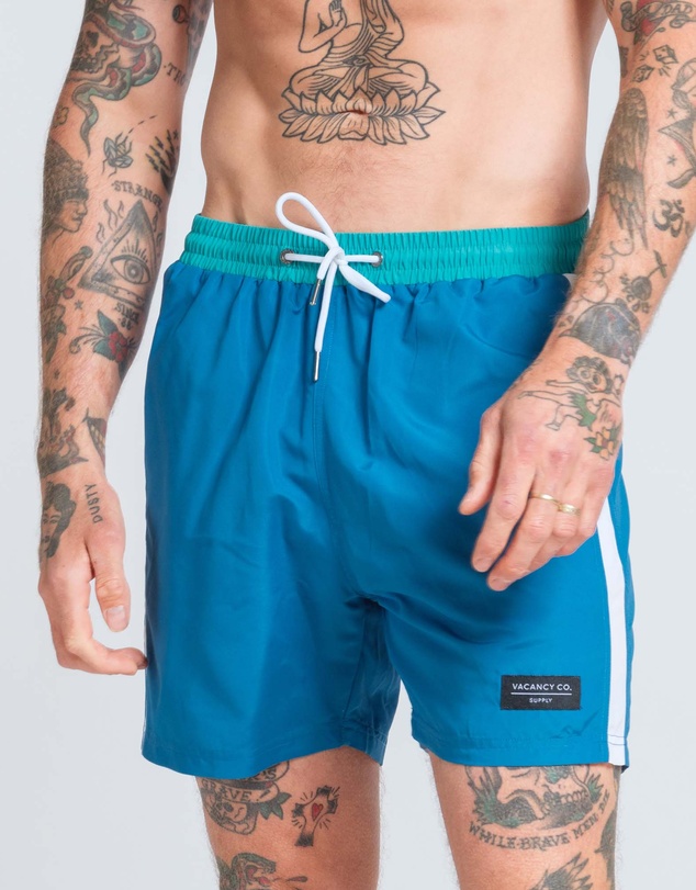 Vacancy Co - Side Stripe Swim Short