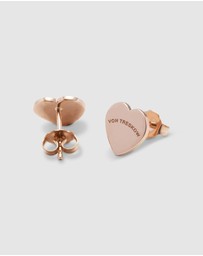 Von Treskow - Von Treskow Flat Heart Studs