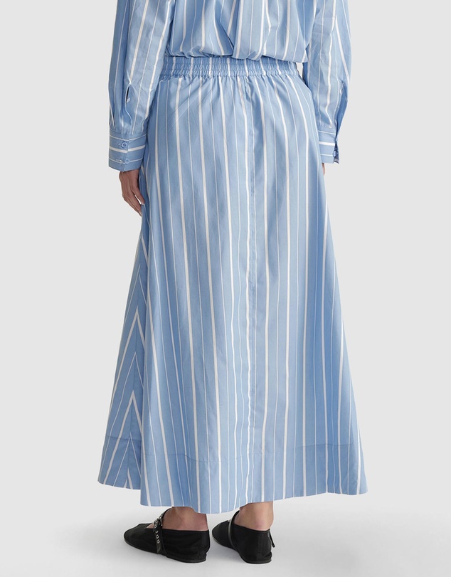 Decjuba - D-Luxe Poplin Stripe Skirt