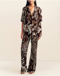 Shona Joy - Maia Sheer Drawstring Pants