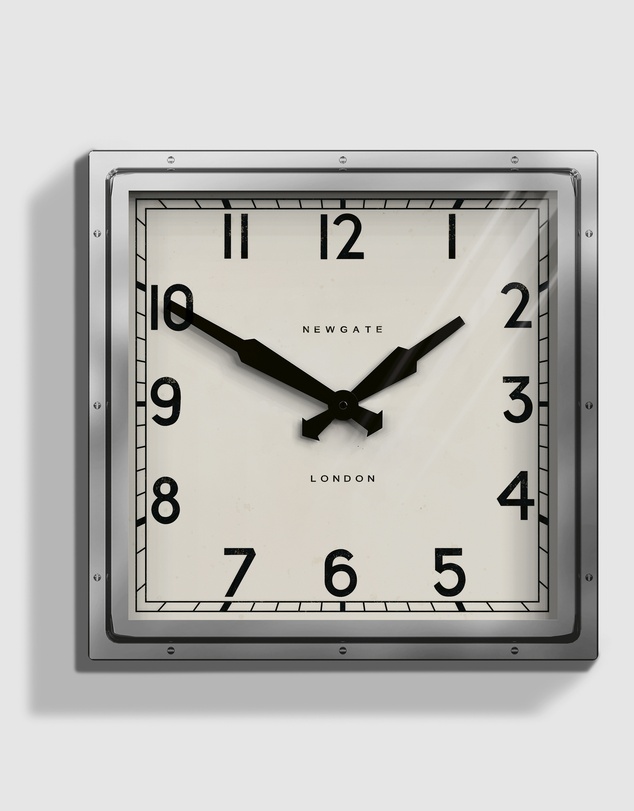 Newgate - Newgate Quad Clock Chrome