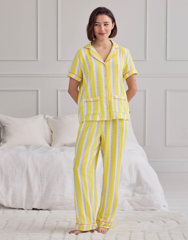 Chelsea Peers - Stripe Long Pyjama Set