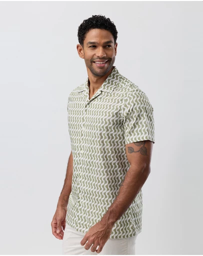 Brooksfield - Casual Shirt Short Sleeve