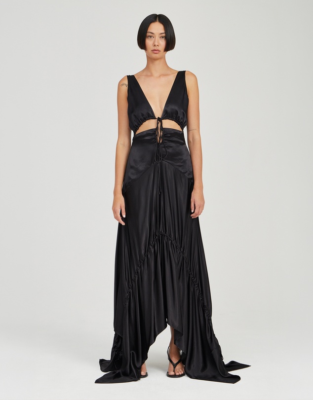 Third Form - Tension Satin Maxi Dress