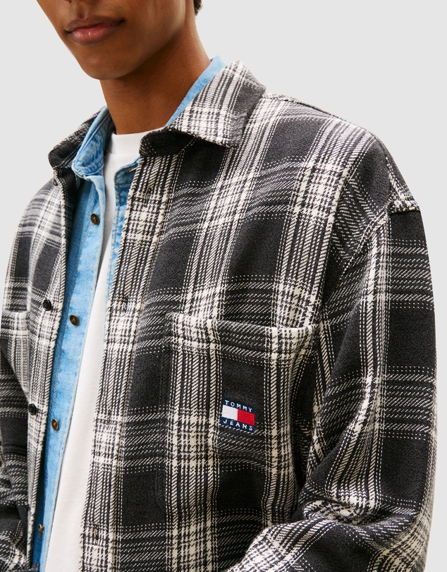 Tommy Jeans - Relaxed Check Brushed Overshirt