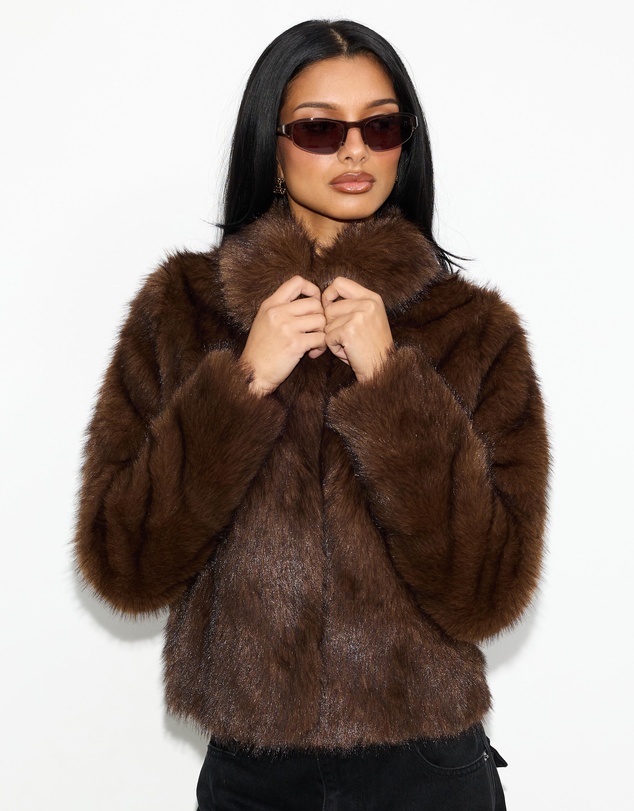 Dazie - Valeria Faux Fur Coat