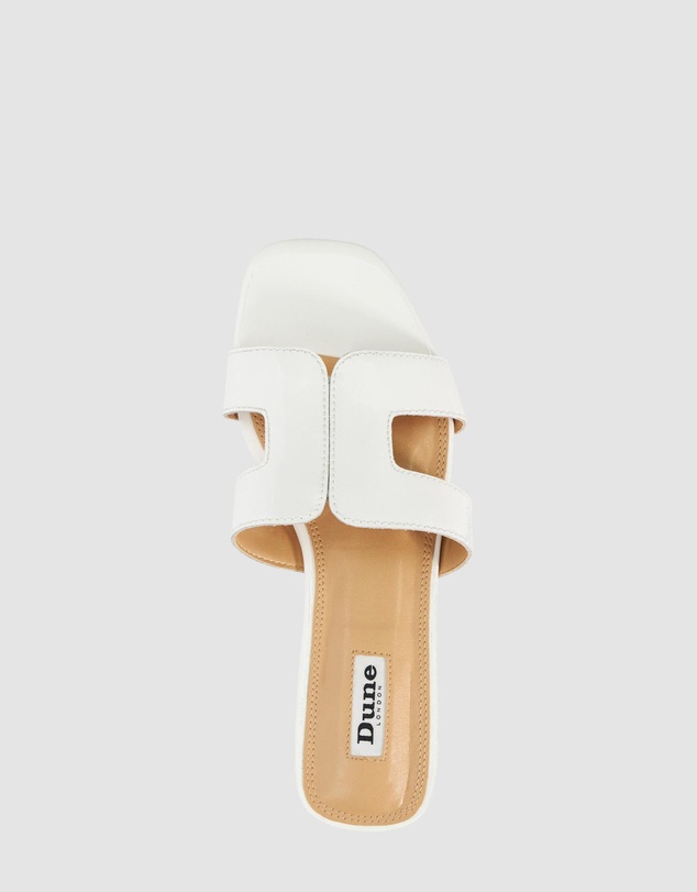 Dune London - Loupe - White Patent
