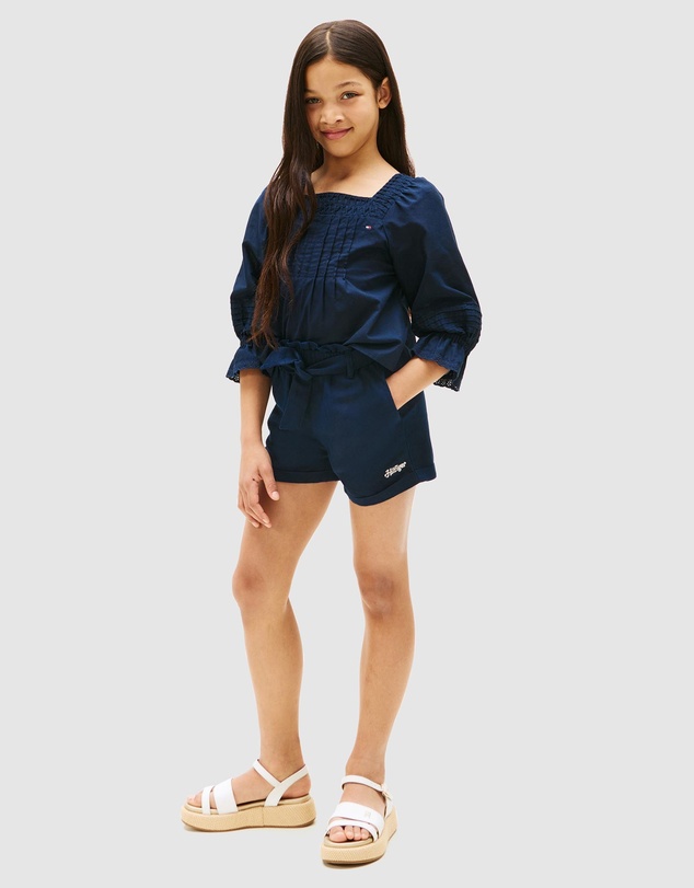 Tommy Hilfiger - Linen Blend Shorts - Kids