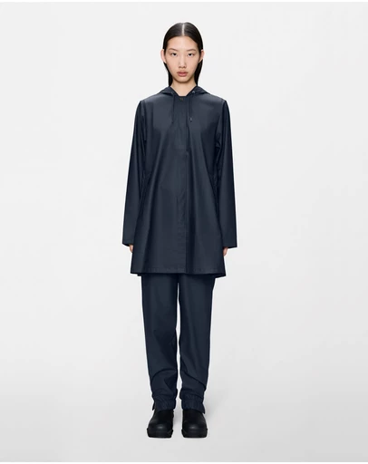 RAINS - A-Line Women's Jacket Navy