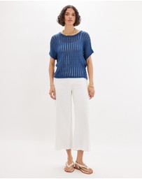 Amelius - Greta Short Sleeve Knit Top