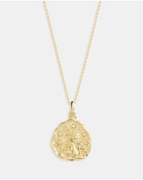 By Charlotte - She Is Capricorn Zodiac Necklace