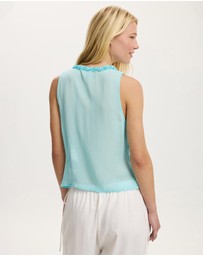 Cotton On - Chiffon Ruffle Cami