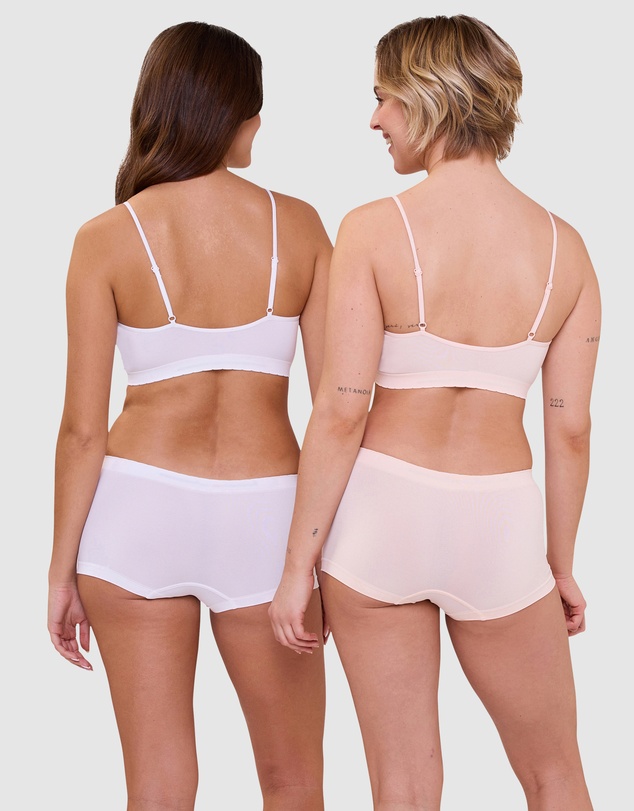 Billet Doux - Zen Attitude Seamless Underwear Shorty - 2 Pack
