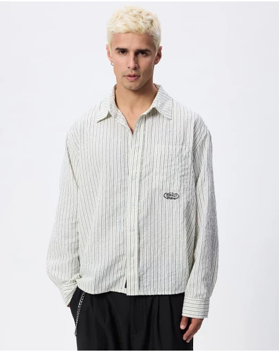 Thrills - Double Time Cropped Long Sleeve Shirt