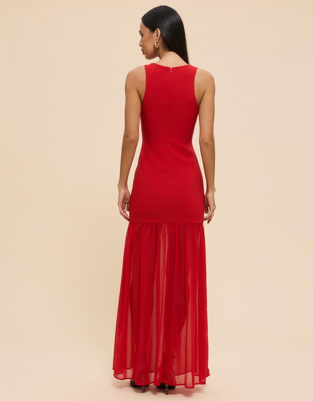 CHANCERY - Luella Scoop Neck Drop Waist Maxi Dress