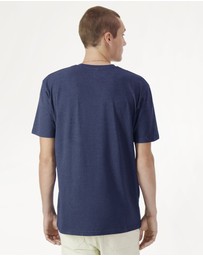 American Apparel - Unisex Henley Short Sleeve CVC T-Shirt