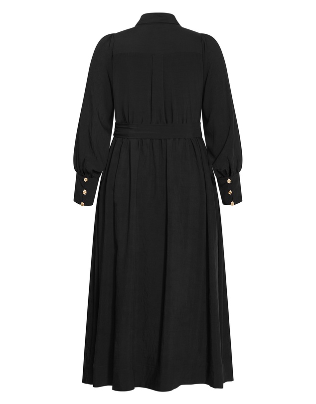 City Chic - Alana Button Midi Dress