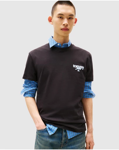 Tommy Jeans - Signature Back Logo Crew Neck T-Shirt