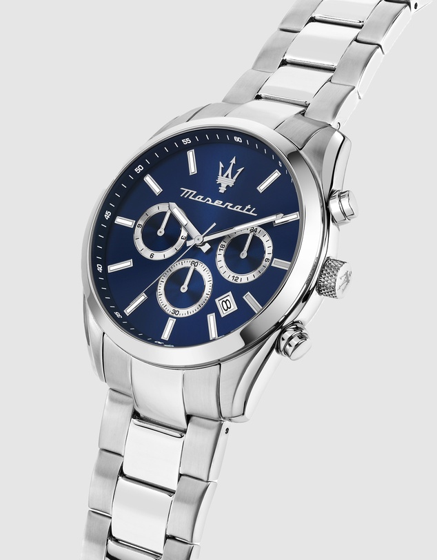 Maserati - Attrazione 43mm Stainless Steel Chronograph Watch