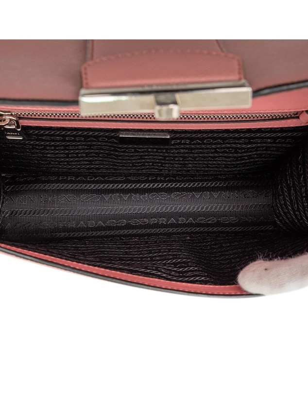 Pre-Loved by Azura Reborn - Pre-Loved Small Saffiano Sound Lock Chain Crossbody