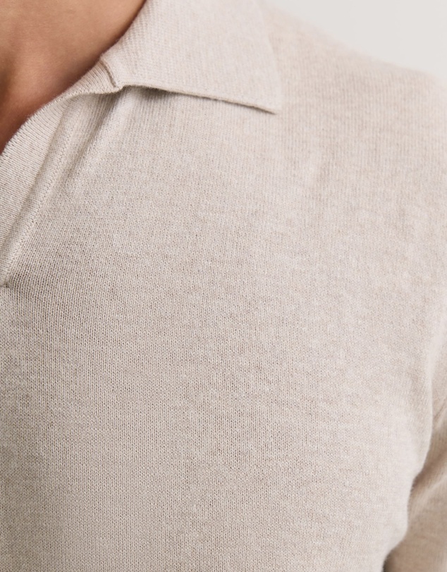 Oxford - Dominic Open Polo Collar Knit
