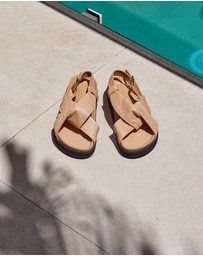 Walnut Melbourne - Mya Leather Sandal