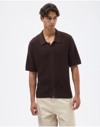 AERE - Organic Cotton Knitted Shirt
