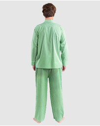 Sant And Abel - Men’s Braddock Green Long PJ Set