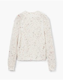 Desigual - Derby Crudo Relaxed Long Sleeve Knit Sweater