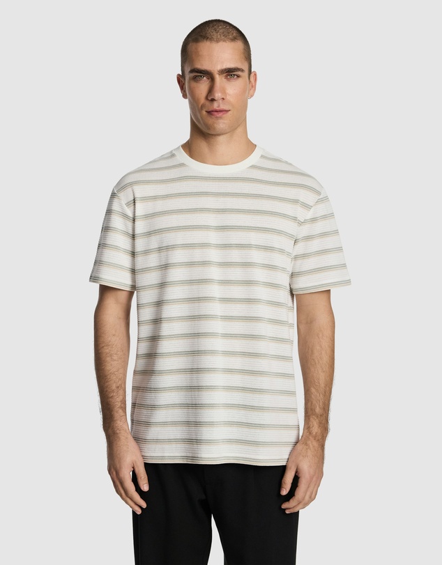 yd. - Flinders Textured Stripe Tee