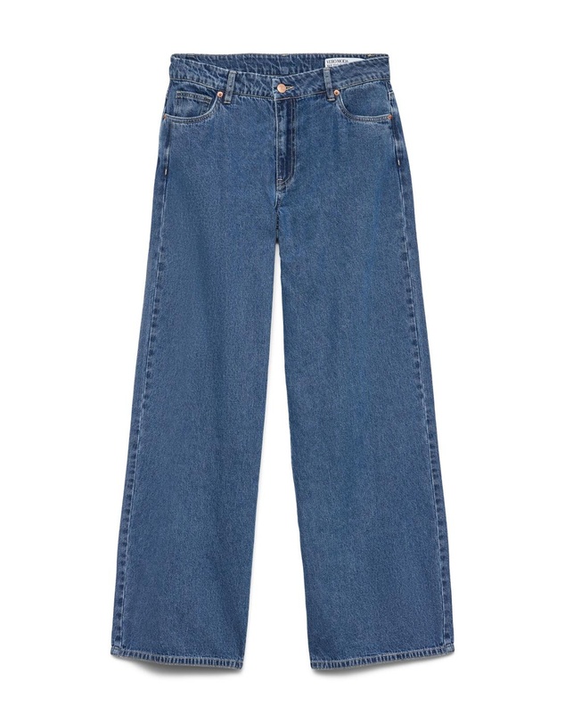 Vero Moda - Remy Mid Rise Wide Jeans