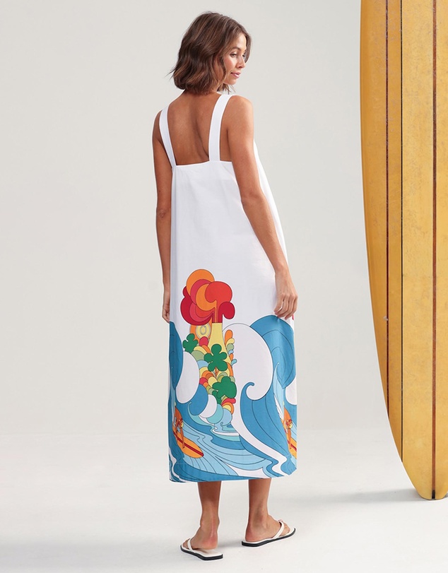 Binny - Hang Ten Midi Dress