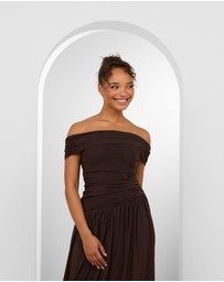 Pilgrim - Alyssa Off Shoulder Maxi Dress