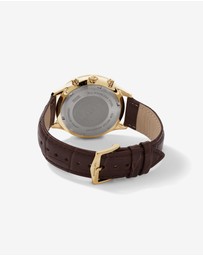 Michael Hill - Men's 42mm Chronograph Watch in Gold-Tone Stainless Steel