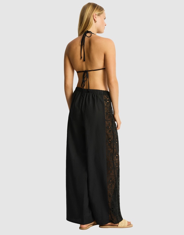 Sea Level Australia - Shore Linen Panelled Beach Pant