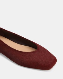 Wittner - Belinda Hair-on Leather Ballet Flats
