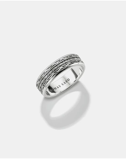THOMAS SABO - THOMAS SABO Band Ring with Twisted Center Bar