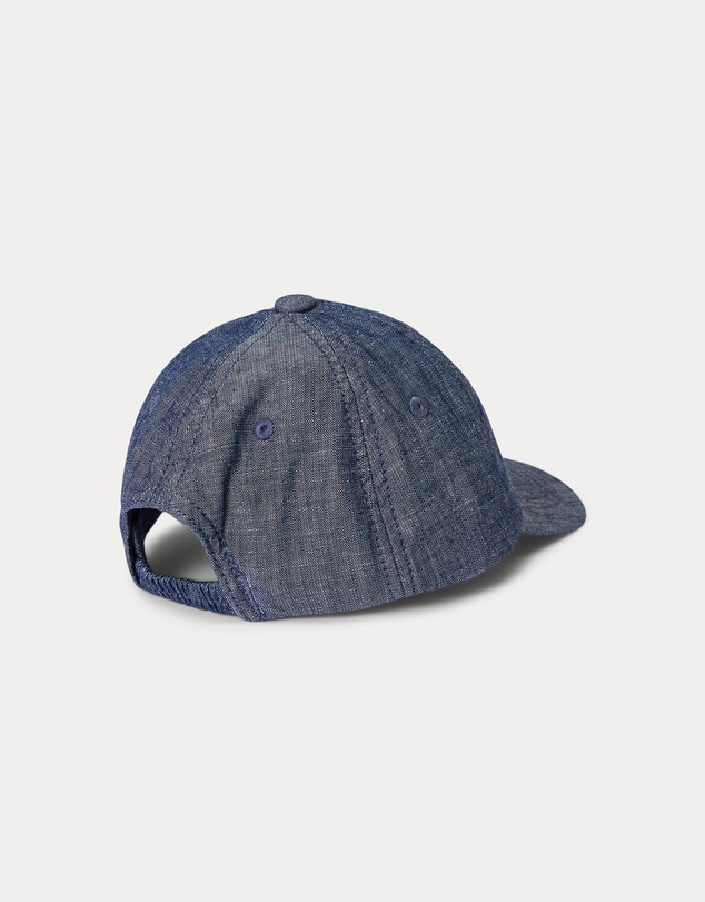 Polo Ralph Lauren - Polo Bear Cotton Chambray Ball Cap - ICONIC EXCLUSIVE - Babies