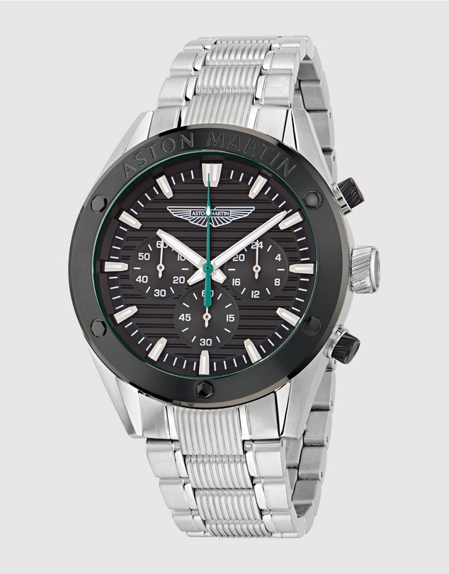 Aston Martin - BST Black Steel Bracelet and Black Silicone Strap Box Set