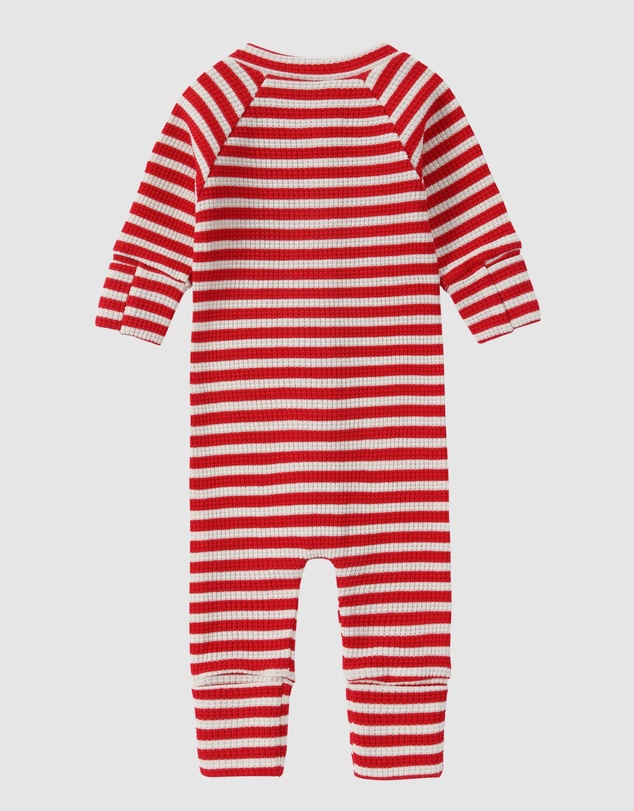 Susukoshi - Waffle Snapsuit Long Sleeves With Pants