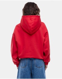 ENA PELLY - Washed Debossed Hoodie