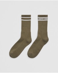 Country Road - Australian Cotton Blend Cr Sport Crew Sock