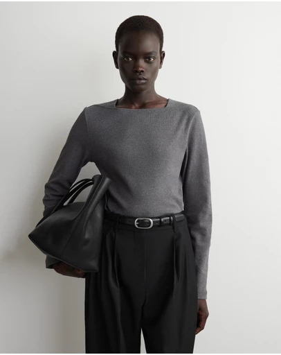 COS - Cotton-Jersey Long-Sleeved Top