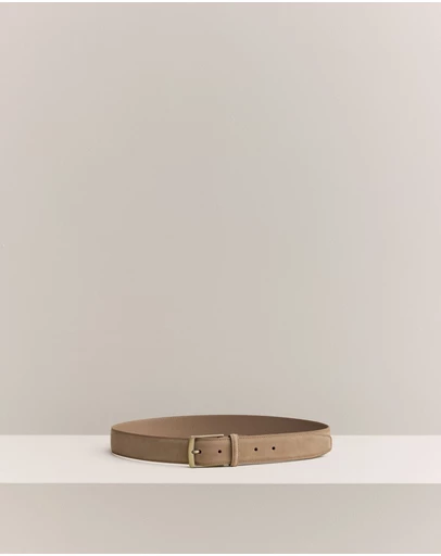 Trenery - Newell Slim Belt in Sand