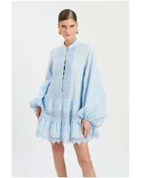 Bardot - Antonia Lace Trim Mini Dress