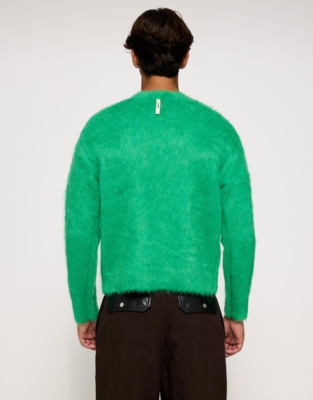 SUNNEI - Hairy Knit Round Neck Sweater