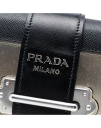 Pre-Loved by Azura Reborn - Pre-Loved Saffiano Trimmed Metallic Vitello Cahier Bag